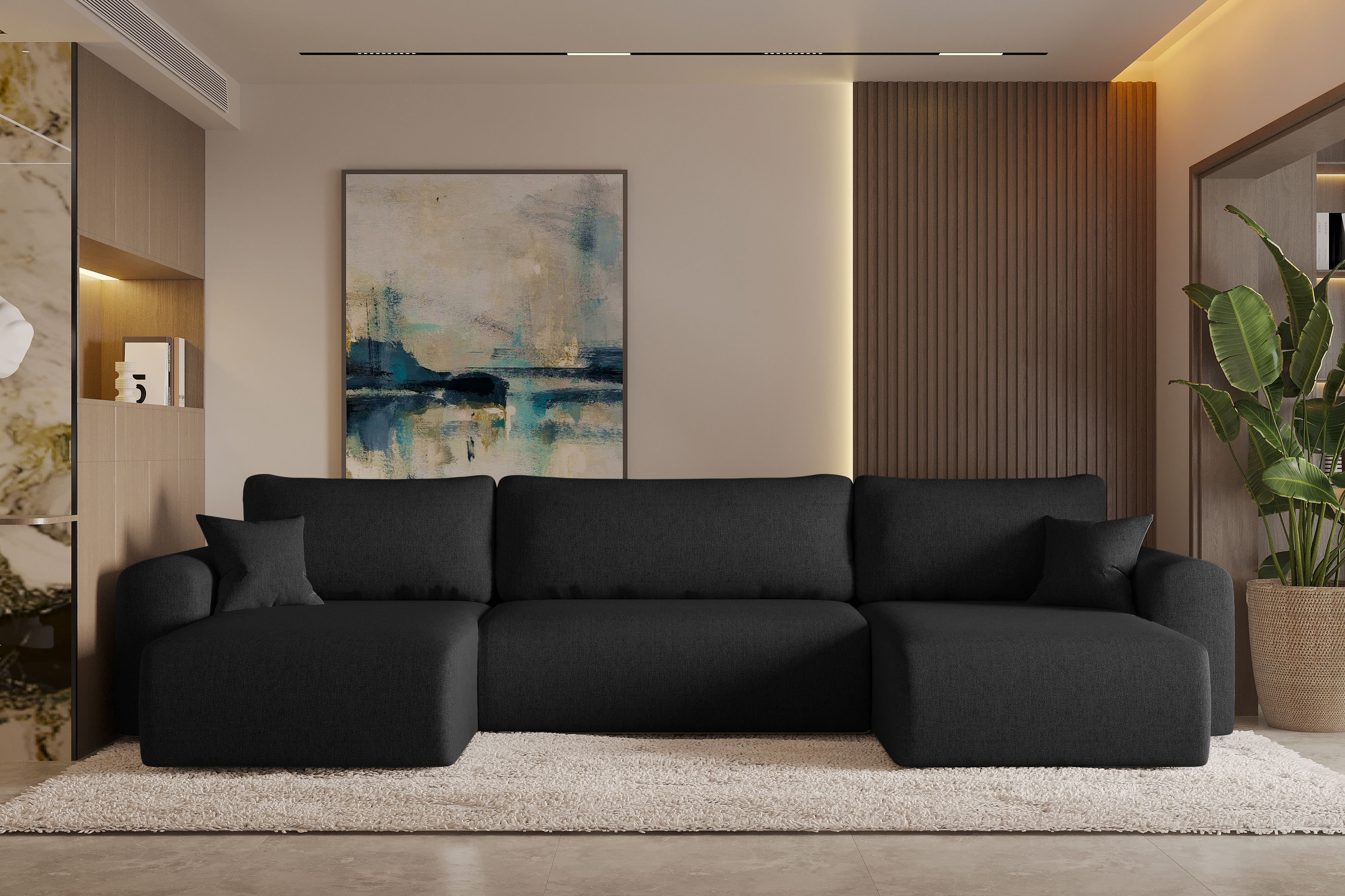 Capri U Ecksofa Neve100
